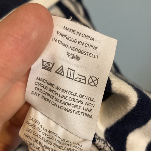 J. Crew Womens Sz M Navy Ivory Nautical Stripe Ponte Mini Shift Dress Colorblock - Picture 7 of 13